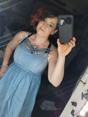 Light Blue Denim-Strap Sundress - Women Dresses